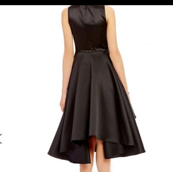 Adrianna Papell Mikado tiered fit & flate dress - Picture 2 of 9